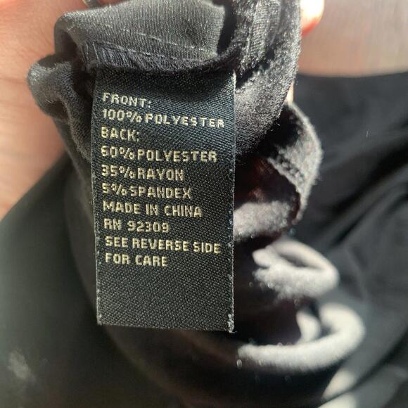 DG2 by Diane Gilman XS Navy Blue Chambray Tank Top Layer Sleeveless - Picture 9 of 10